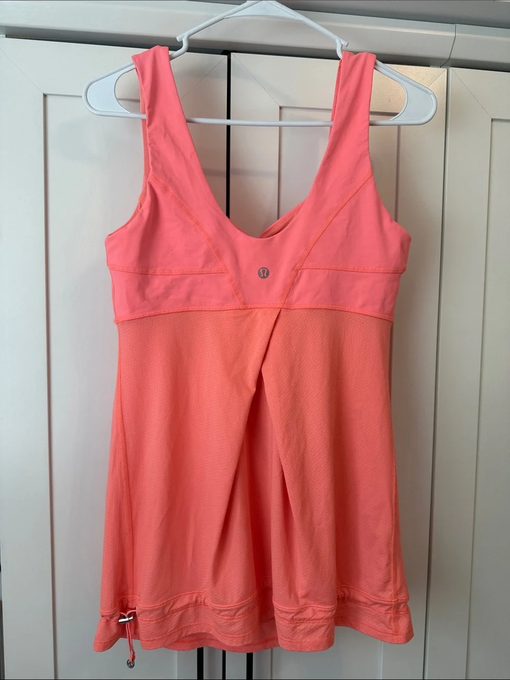 Lululemon Tame Me Tank in Coral